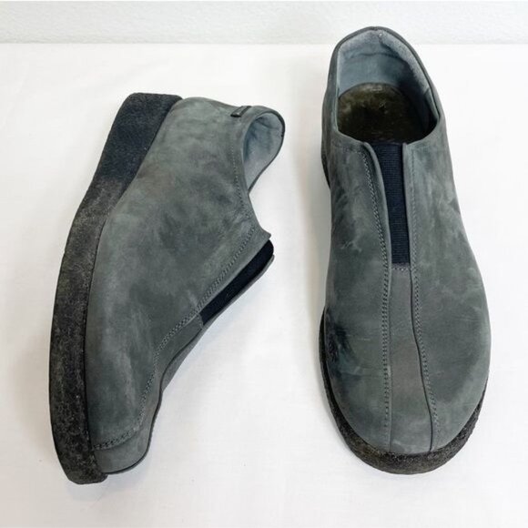 Mephisto Womens Gray Suede Slip-On Walking Shoes Size 7.5 Orthotic Comfort - Picture 4 of 12